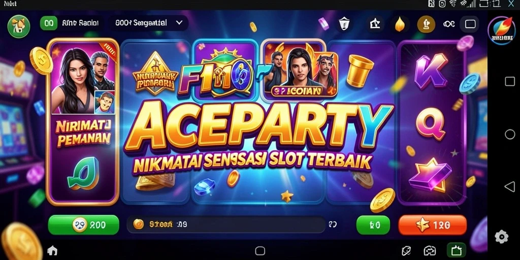 Tampilan gameplay menarik dari game Slot ACEPARTY.