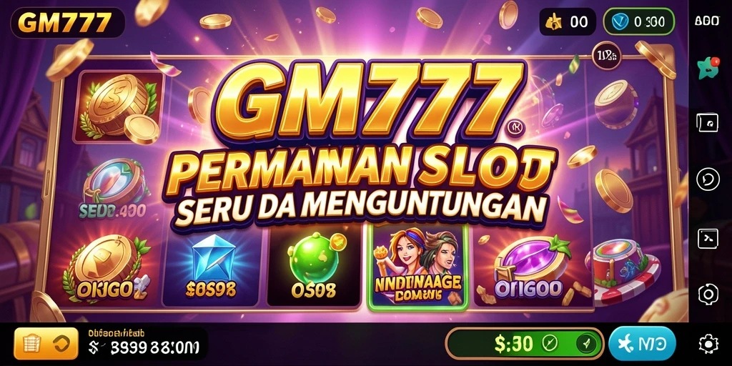 Tampilan gameplay menarik dari game Slot GM777.