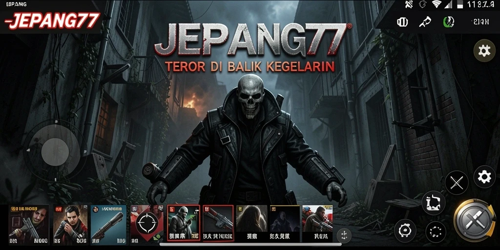 Gameplay menegangkan di JEPANG77 dengan nuansa Horror yang mencekam.