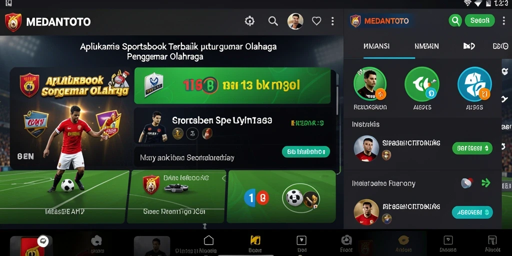 Tampilan menarik dari gameplay taruhan olahraga di MEDANTOTO.