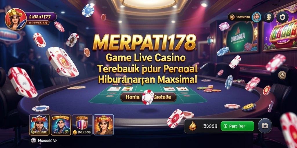 Tampilan gameplay Live Casino yang menakjubkan di MERPATI178.