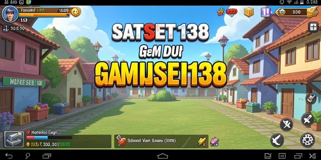 Tampilan gameplay SATSET138 yang menawan dan penuh warna.