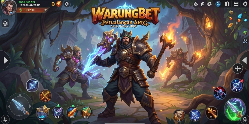 Screenshot gameplay yang menampilkan serunya pertarungan dalam <strong>WARUNGBET</strong>.