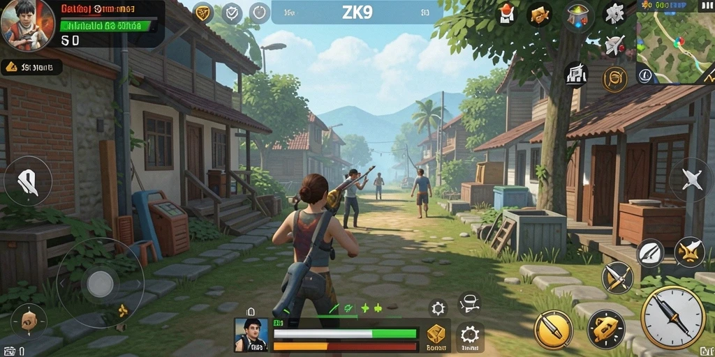 Screenshot ZK9 yang menunjukkan gameplay seru dan tantangan menarik.